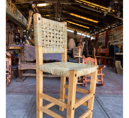 Banco Artesanal Sustentable: Calidez Y Elegancia En Madera