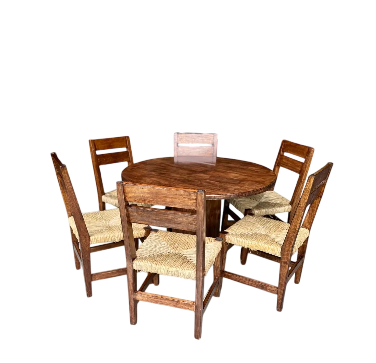Comedor De 6 Sillas En Madera Sustentable Estilo Minimalista