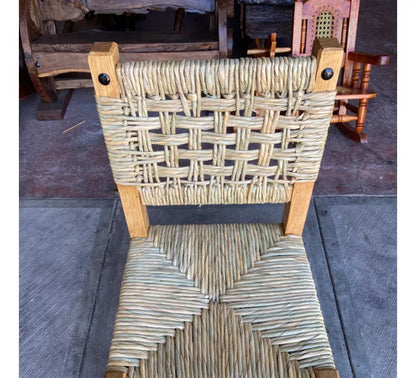 Banco Artesanal Sustentable: Calidez Y Elegancia En Madera