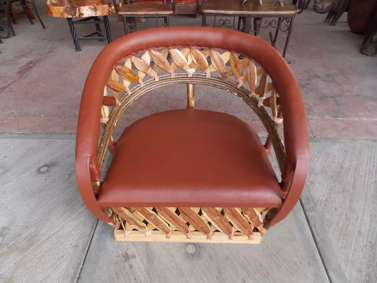 Sillon Artesanal Equipal Estilo Antiguo. Muy Amplio.