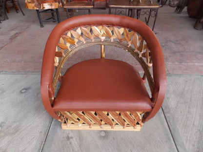 Sillon Artesanal Equipal Estilo Antiguo. Muy Amplio.