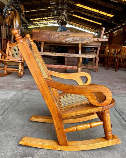 Mecedora de madera para niños, niños pequeños, preescolares, bebés