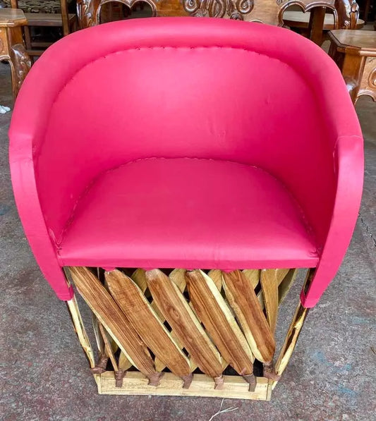 Traditional Antique Style Handcrafted Equipal Chair.