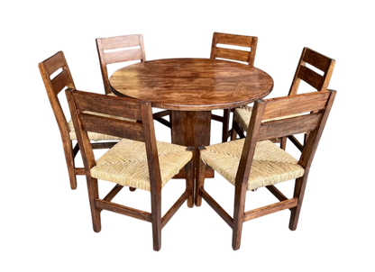 Comedor De 6 Sillas En Madera Sustentable Estilo Minimalista