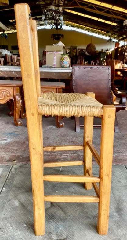 High Chair Bench Handmade Breakfast Bar Antique Style