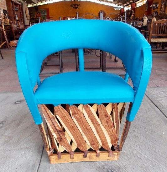 Equipal Antique Cancun Style Handcrafted Armchair