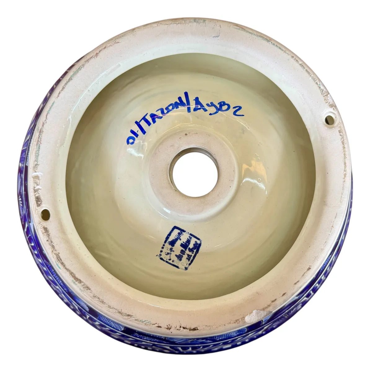 Lavabo Redondo Tazon Sobreponer Talavera Estilo Antiguo Ayb2