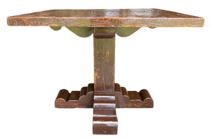 Antigua Y Original Mesa De Comedor Con Cubierta De Puerta (Usado)