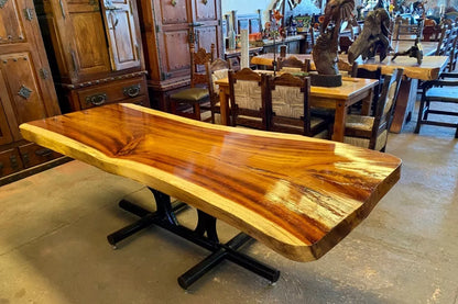 Mesa Comedor Tablon De Parota 8 Personas Base Arados Antiguo (Usado)