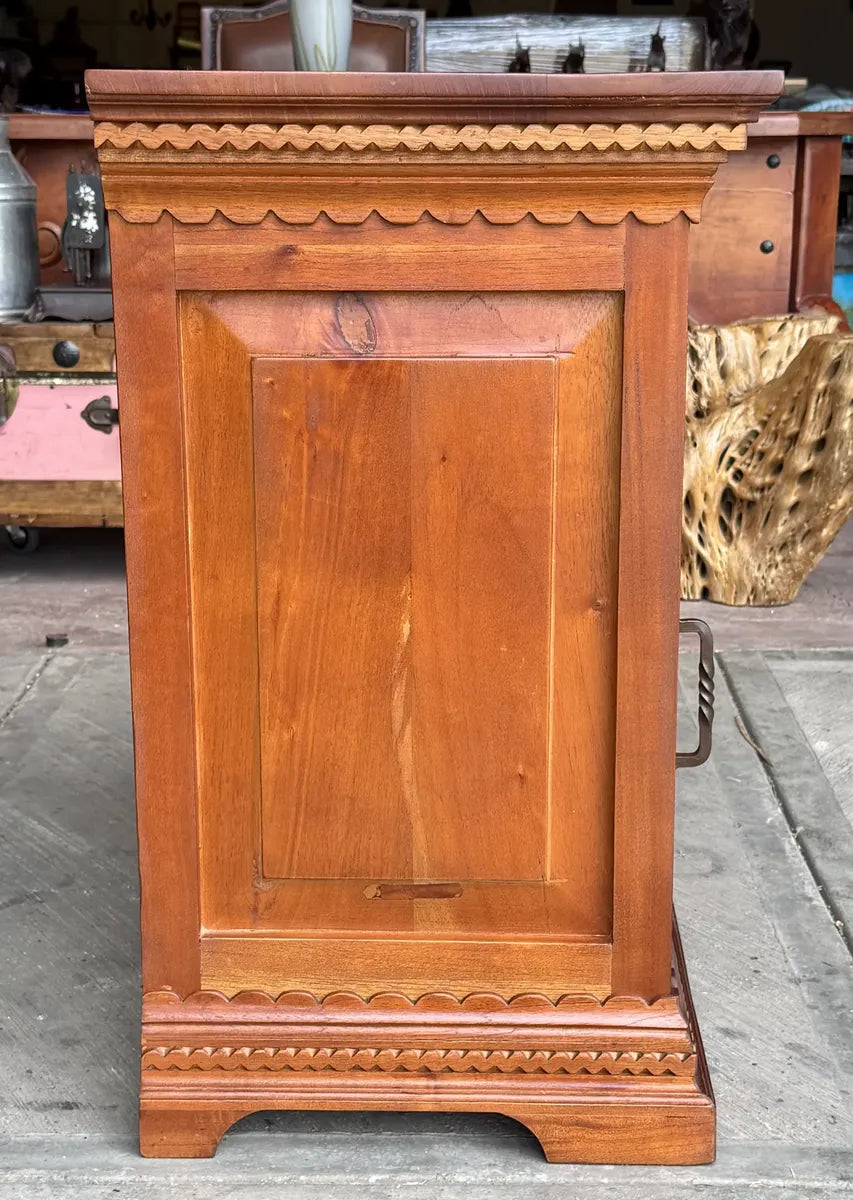 Exclusive Antique Style Mesquite Wood Buro Table. V