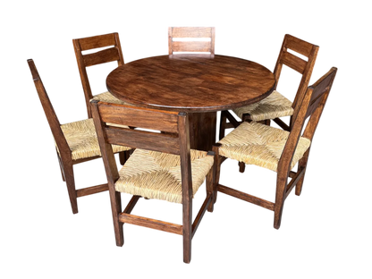 Comedor De 6 Sillas En Madera Sustentable Estilo Minimalista