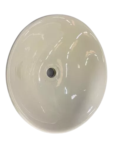 Lavabo Redondo Tazon Sobreponer Talavera Blanco Antiguo