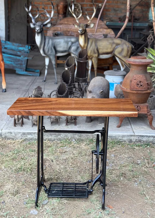 Mesa Credenza Base De Pedal De Maquina De Coser Antigua.