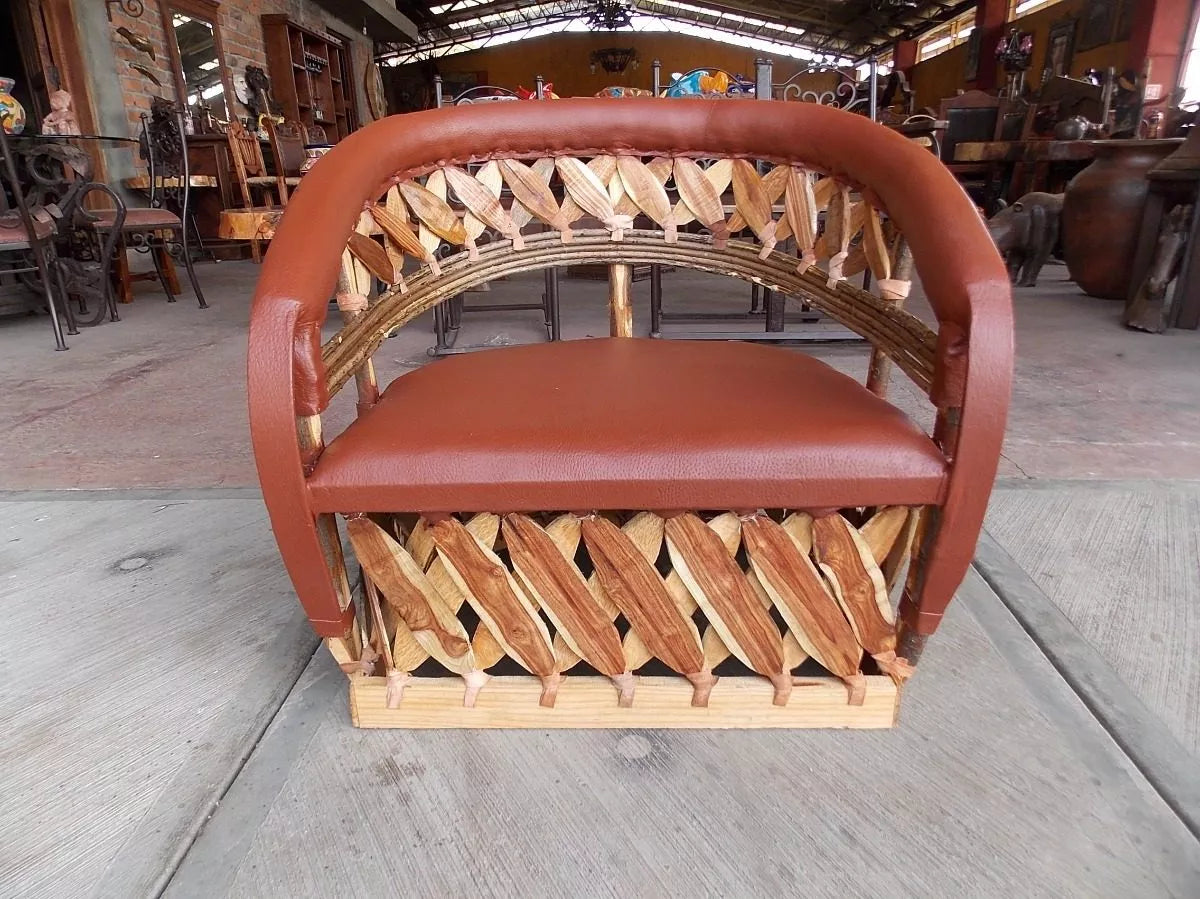 Sillon Artesanal Equipal Estilo Antiguo. Muy Amplio.