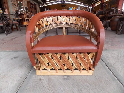 Sillon Artesanal Equipal Estilo Antiguo. Muy Amplio.