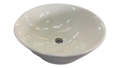 Lavabo Redondo Tazon Sobreponer Talavera Blanco Antiguo