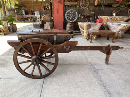 Increíble Carreta Hielera De Barril Estilo Antiguo. (Usado)