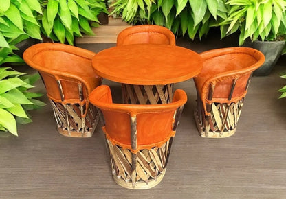Hermoso Comedor De Equipales Tradicionales Estilo Antiguo.