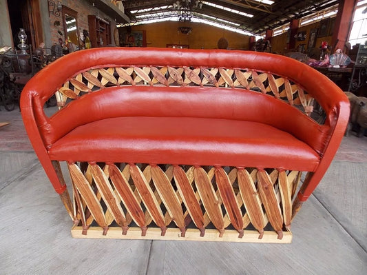 Equipal Style Love Seat with Kidney Belt for 2 People.