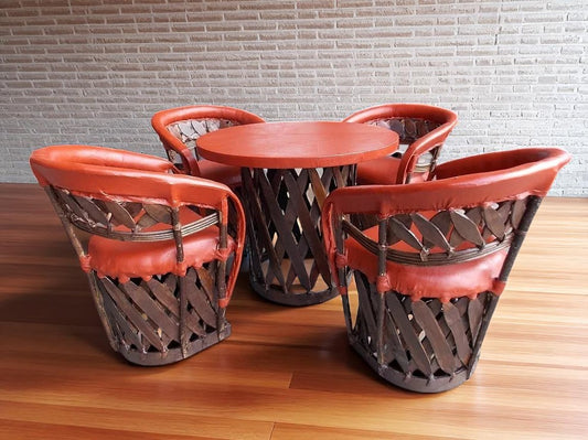 Equipal Leather Dining Set. Very Durable and Comfortable