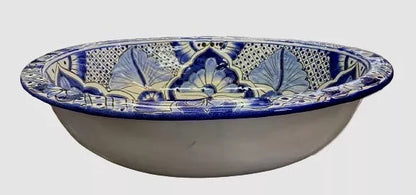 Lavabo Ovalin Gigante De Talavera Estilo Antiguo