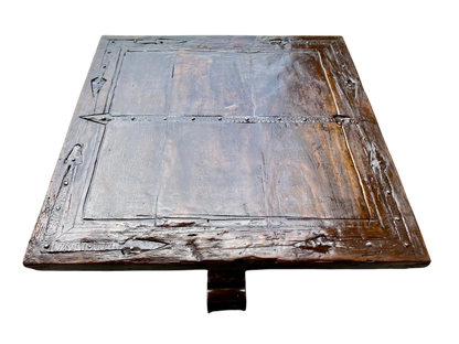 Antigua Y Original Mesa De Comedor Con Cubierta De Puerta (Usado)