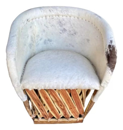 Exclusivo Equipal Piel Con Pelo. Muy Cómodo. El Mejor