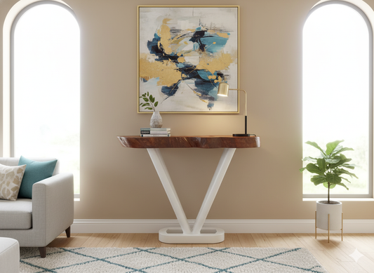 Mesa Credenza Barra De Madera De Primavera Estilo Antiguo.