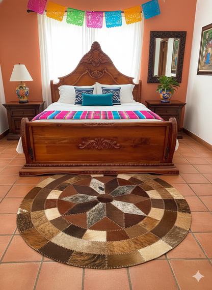 Recamara Labrada En Madera De Cedro Estilo Antiguo