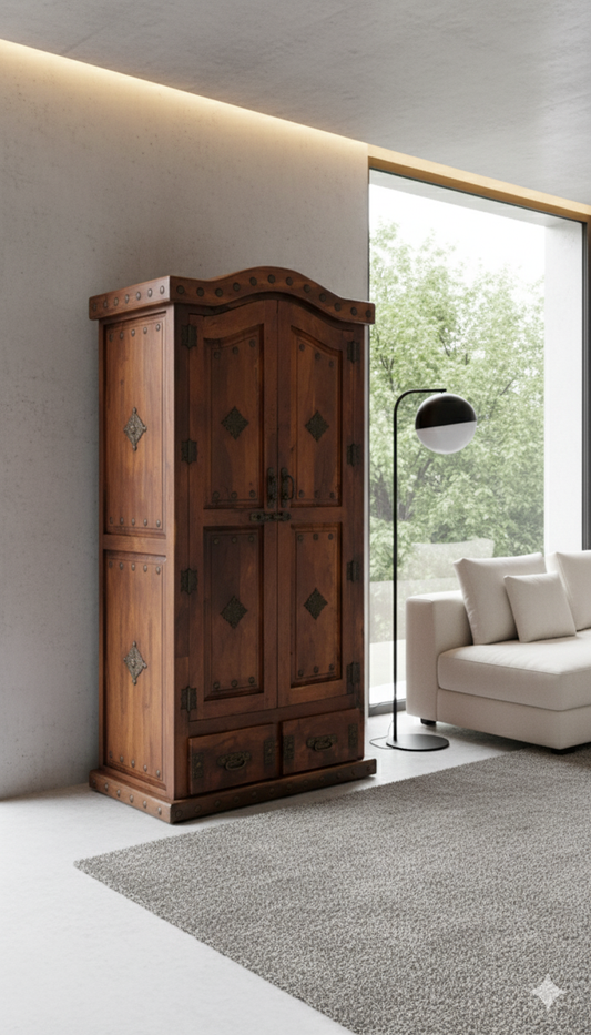 Armario Ropero De Madera De Mezquite