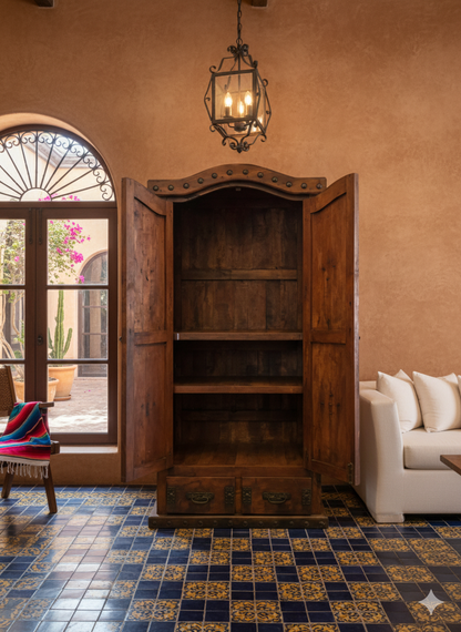 Armario Ropero De Madera De Mezquite