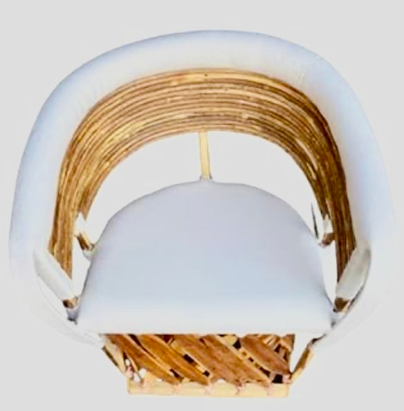 Silla Equipal Artesanal Tradicional Varas Estilo Antiguo.