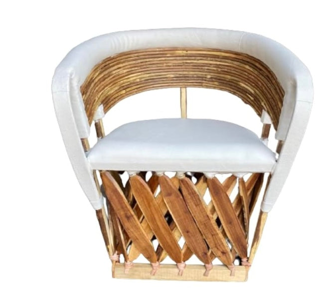 Silla Equipal Artesanal Tradicional Varas Estilo Antiguo.