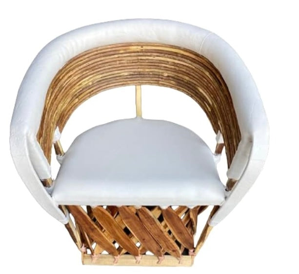 Silla Equipal Artesanal Tradicional Varas Estilo Antiguo.