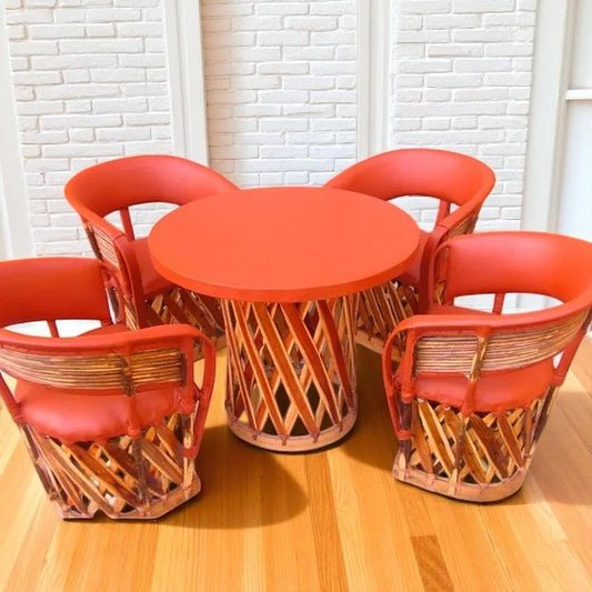 High-quality and comfortable Equipales dining room. The best.