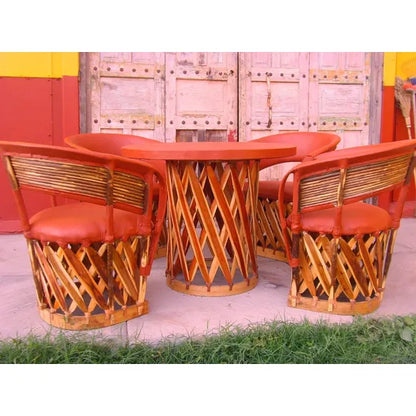 High-quality and comfortable Equipales dining room. The best.
