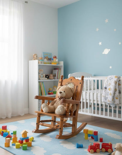 Mecedora Para Niños Madera Cedro Estilo Antiguo