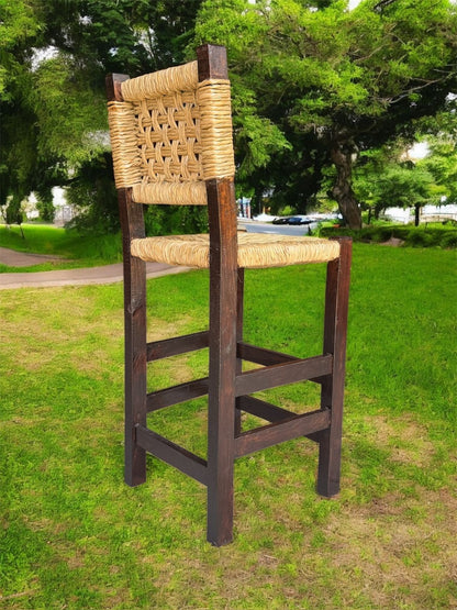 Banco Silla Periquera Artesanal Para Bar Desayunador