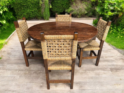 Comedor Artesanal En Madera Sustentable Estilo Minimalista