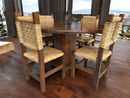 Comedor Artesanal En Madera Sustentable Estilo Minimalista