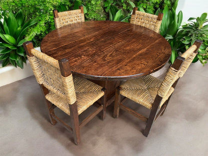 Comedor Artesanal En Madera Sustentable Estilo Minimalista