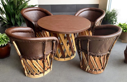 Comedor Equipales Tradicionales Estilo Antiguo. Gran Calidad