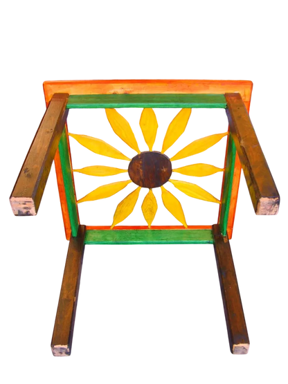 Mesa Artesanal Madera Sustentable Comedor Estilo Antiguo