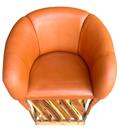 Sillón equipal Rojo de Sala de Estar, Mueble de Sala