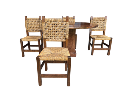 Beautiful Sustainable Handcrafted Dining Room in Antique Media Style