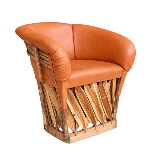 Sillón equipal Rojo de Sala de Estar, Mueble de Sala