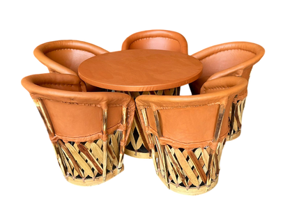 Comedor Equipal Tradicional Para 5 Personas Estilo Antiguo.