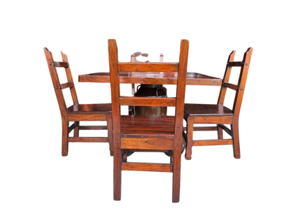 Mesa Comedor Tablon para 4 Personas Base De Bote Lechero