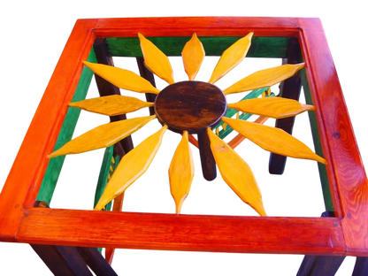 Mesa Artesanal Madera Sustentable Comedor Estilo Antiguo