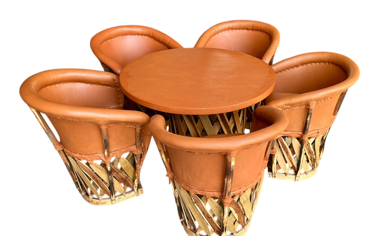 Comedor Equipal Tradicional Para 5 Personas Estilo Antiguo.